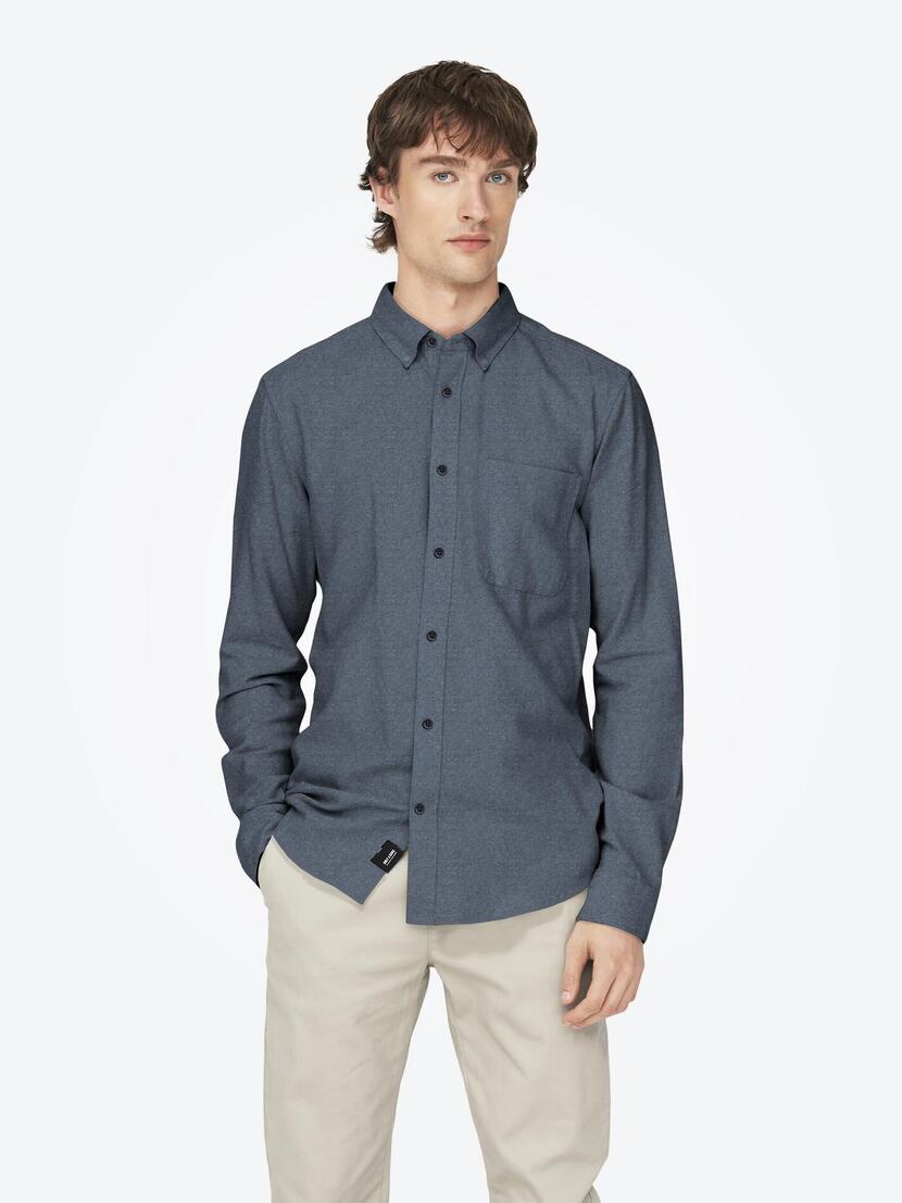 ONSGUDMUND SLIM 1-PKT SOLID SHIRT N OOS