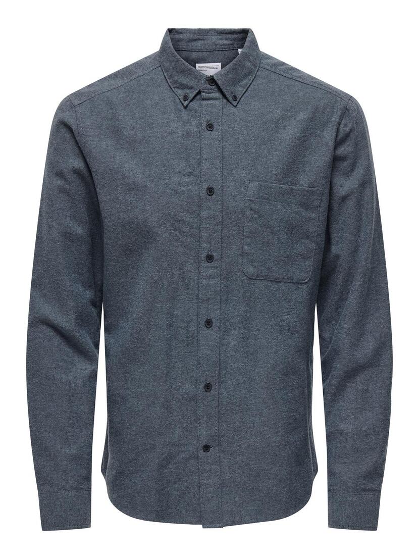 ONSGUDMUND SLIM 1-PKT SOLID SHIRT N OOS