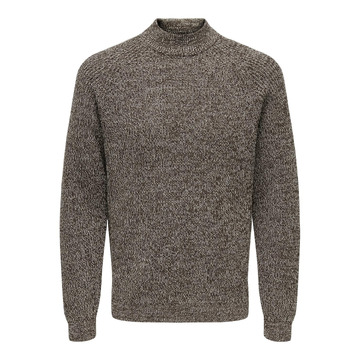 Pull van het merk Only & Sons in het Kaki