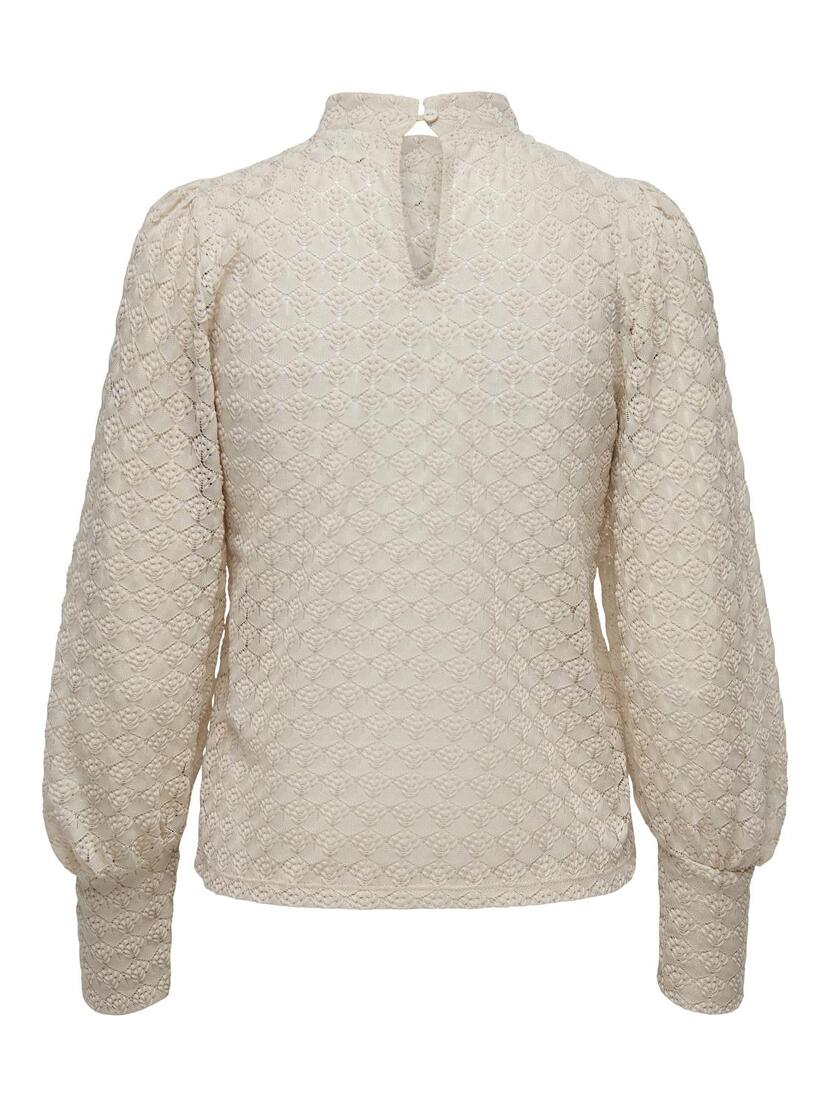 JDYAVERY L/S LACE TOP JRS NOOS