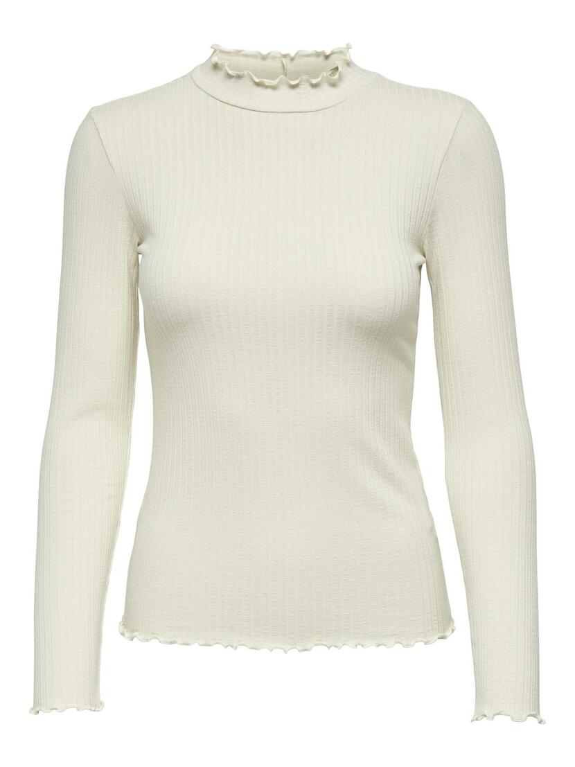 JDYFRANSISKA L/S HIGHNECK TOP JRS N OOS