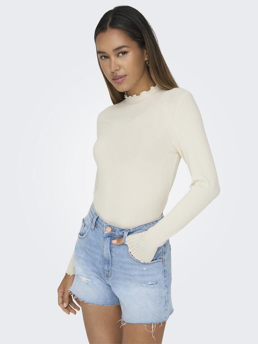 JDYFRANSISKA L/S HIGHNECK TOP JRS N OOS