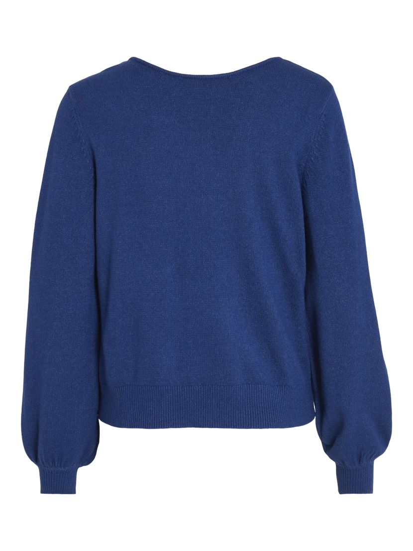 VIRIL REV V-NECK L/S KNIT TOP - NOOS