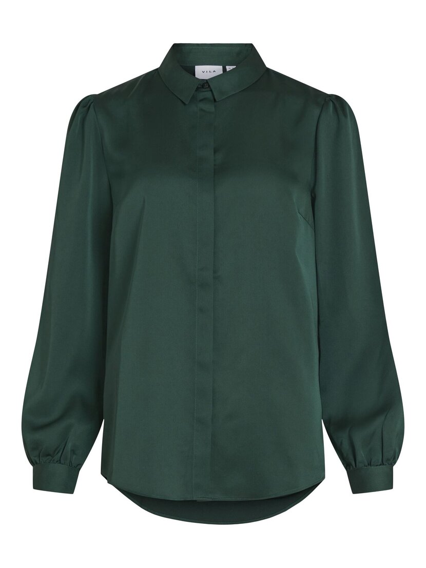 VIELLETTE SATIN L/S SHIRT - NOOS