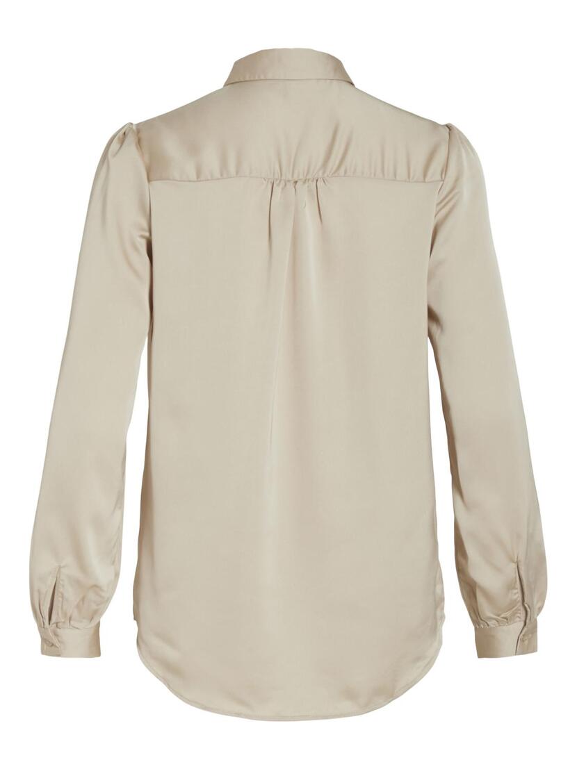 VIELLETTE SATIN L/S SHIRT - NOOS