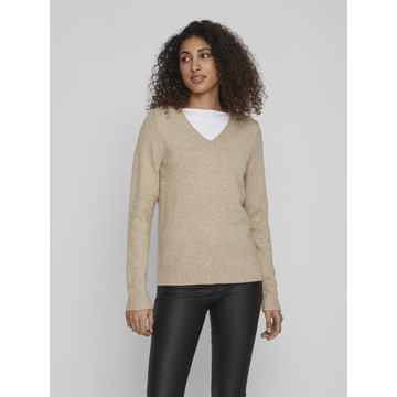 Pull van het merk Vila in het Beige