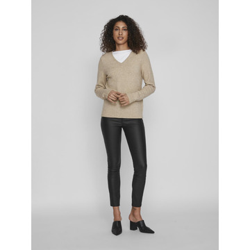 Pull van het merk Vila in het Beige