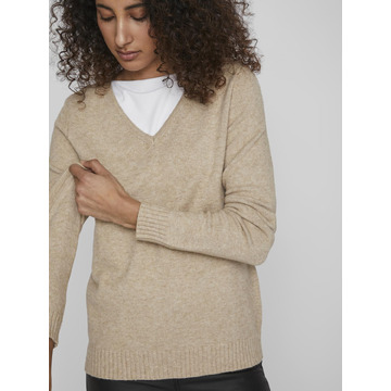 Pull van het merk Vila in het Beige