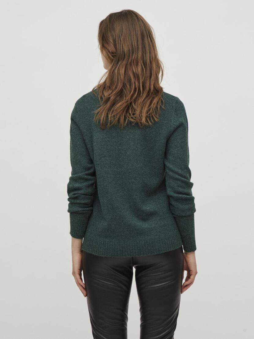 VIRIL V-NECK L/S  KNIT TOP - NOOS