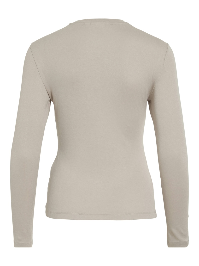 VIALEXIA O-NECK L/S TOP - NOOS