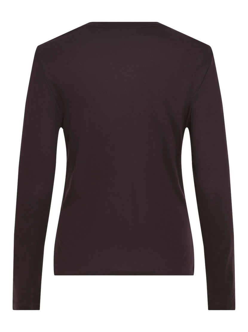 VIALEXIA O-NECK L/S TOP - NOOS