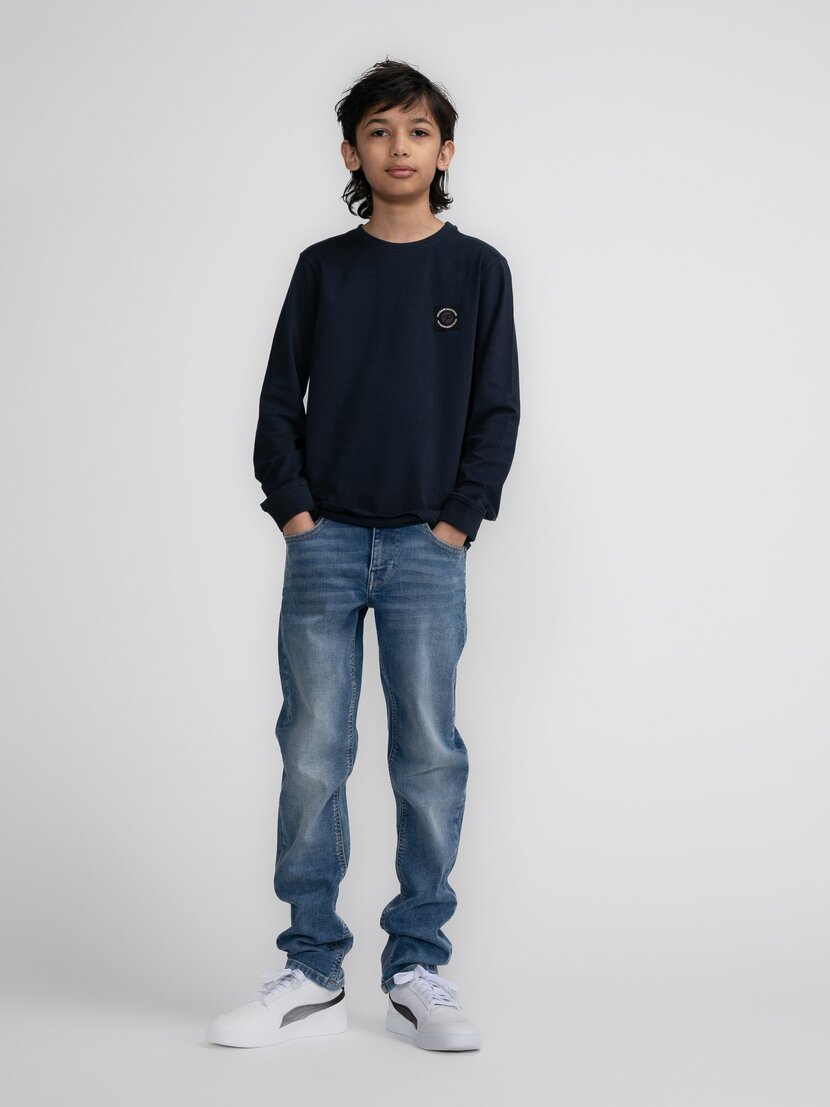 Boys T-Shirt LS Round Neck