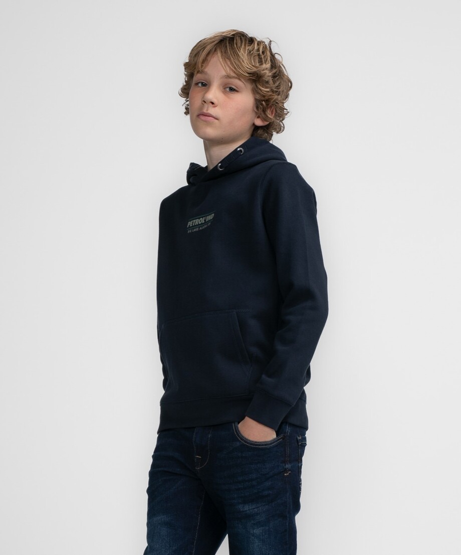 Boys Sweater Hooded Print