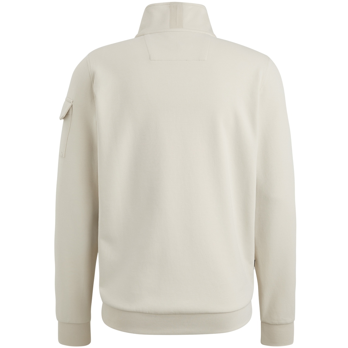 PSW2408423 Half zip collar interlock jersey