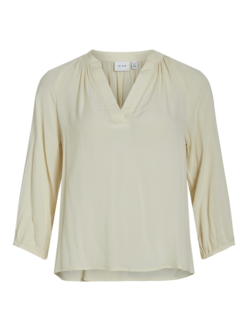 VIMULLA 3/4 V-NECK TOP/TES