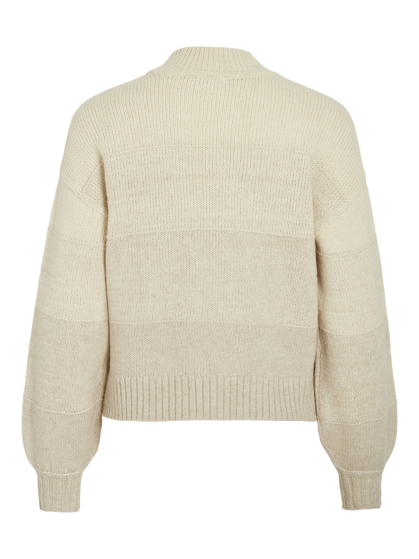 VINADINA HIGH NECK L/S KNIT TOP