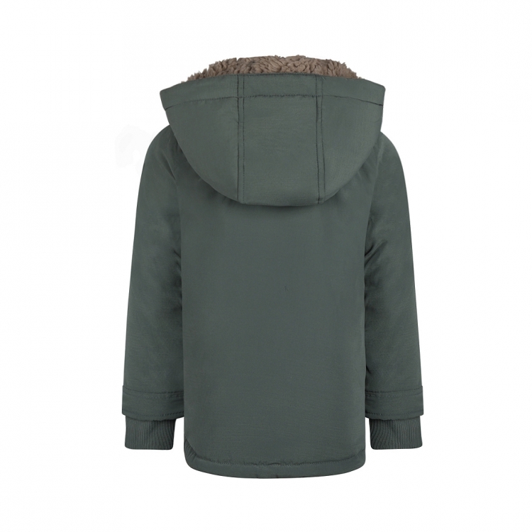 Jacket parka with hood water repellent