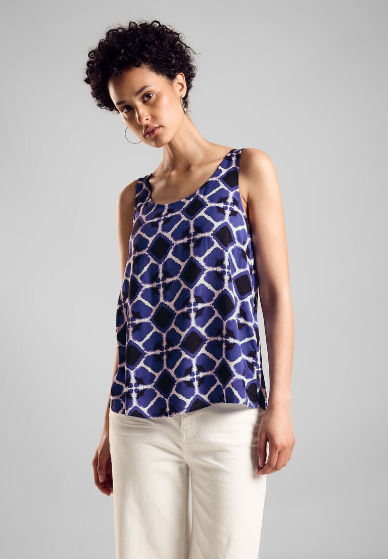 A344816 LTD QR Printed blousetop