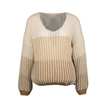 Pull van het merk Amelie&amelie in het Beige