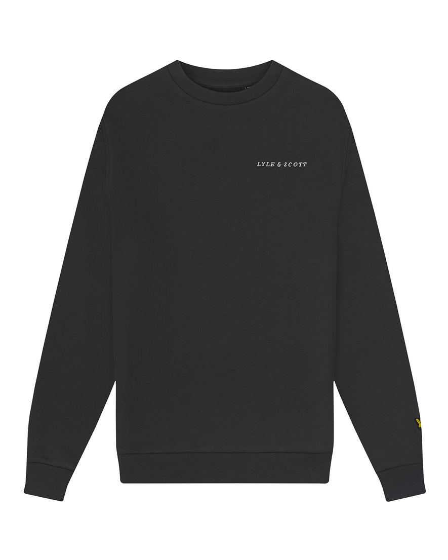 SCRIPT EMBROIDERED SWEATSHIRT