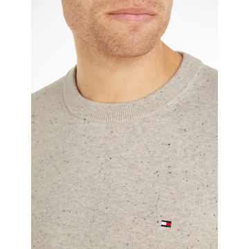 Sweater van het merk Tommy Hilfiger in het Beige