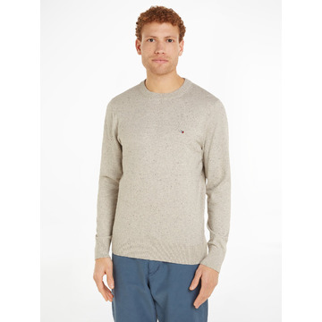 Sweater van het merk Tommy Hilfiger in het Beige