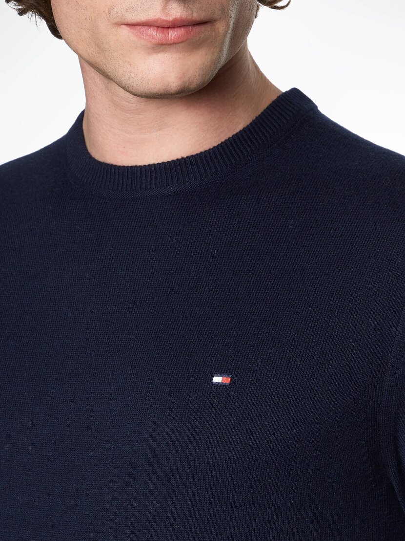 MW0MW28046 PIMA ORG CTN CASHMERE CREW NECK