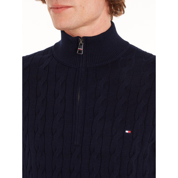 Pull van het merk Tommy Hilfiger in het Marine