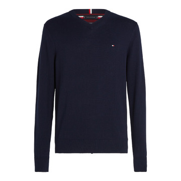 Pull van het merk Tommy Hilfiger in het Marine