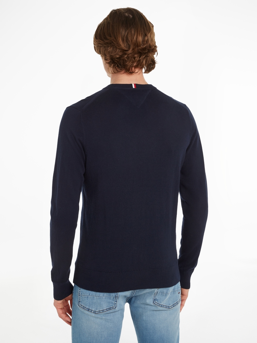 MW0MW28047 PIMA ORG CTN CASHMERE V NECK