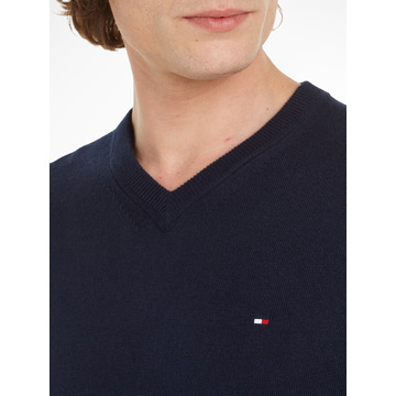 Pull van het merk Tommy Hilfiger in het Marine