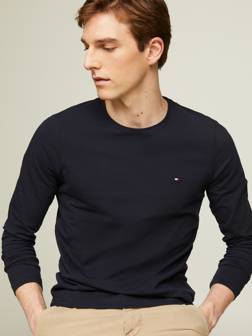 MW0MW10804 STRETCH SLIM FIT LONG SLEEVE TEE