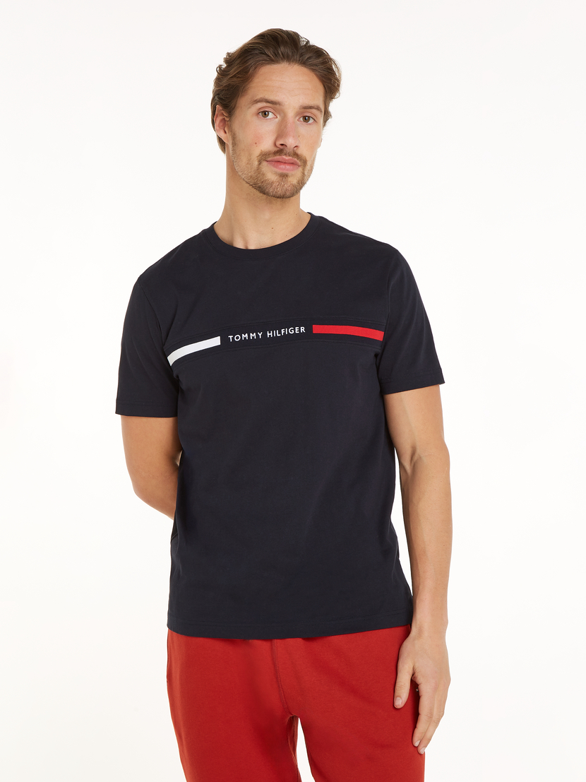 MW0MW36498 HILFIGER CHEST INSERT TEE