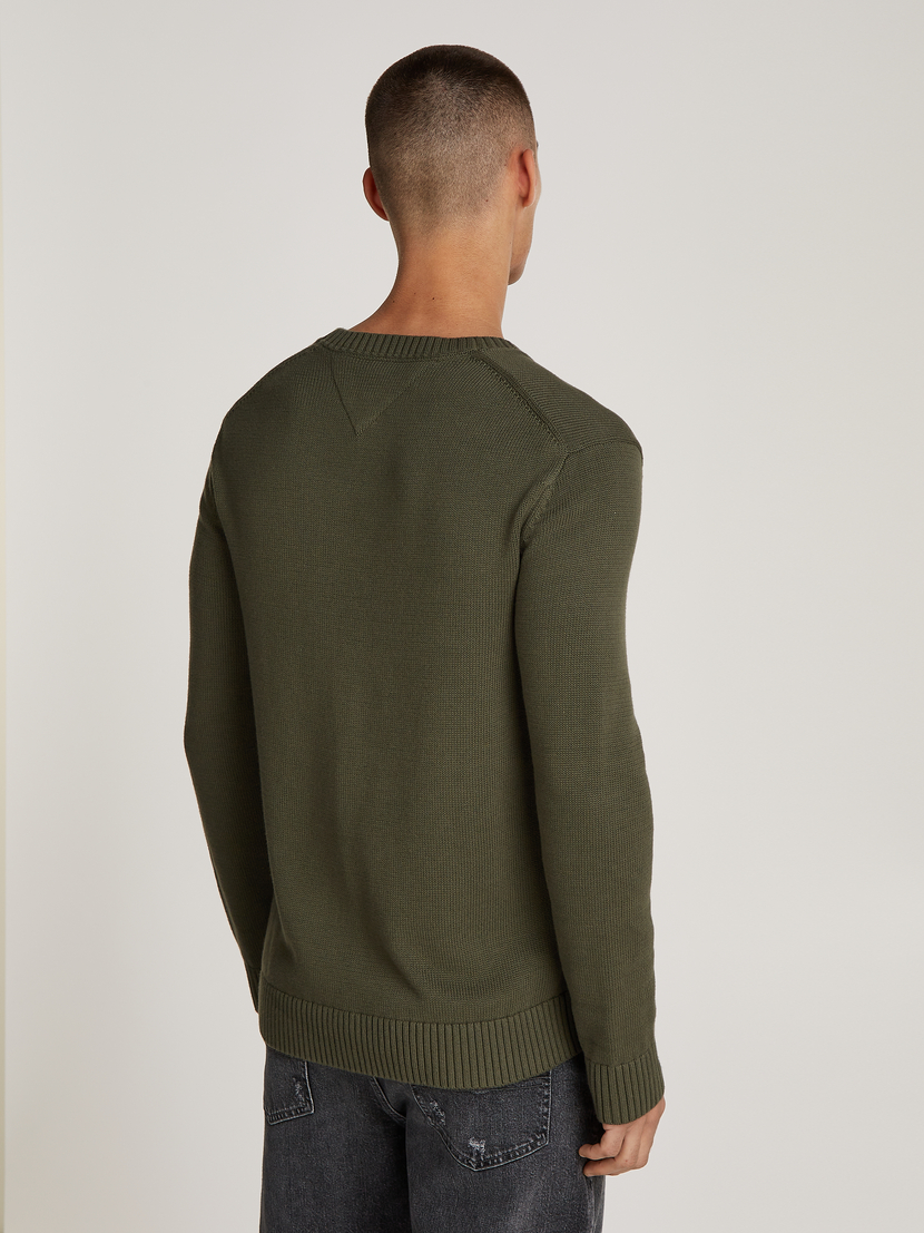 DM0DM18370 TJM SLIM ESSNTLS C-NECK SWEATER