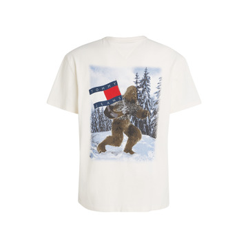 T-shirt van het merk Tommy Jeans in het Wit