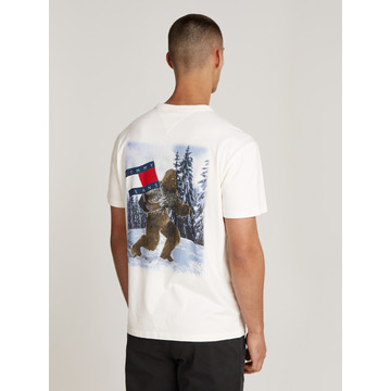 T-shirt van het merk Tommy Jeans in het Wit