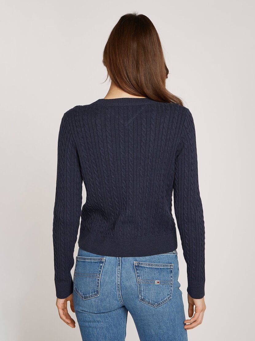 DW0DW18683 TJW CABLE ESSENTIAL SWEATER