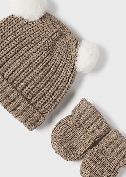 Hat-scarf & mittens set