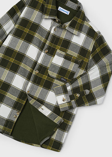 Checked overshirt