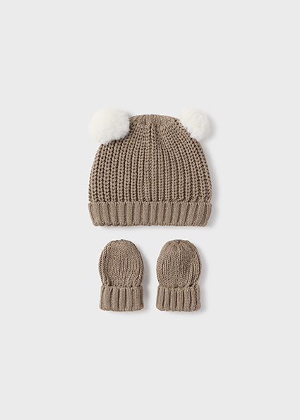 Hat-scarf & mittens set