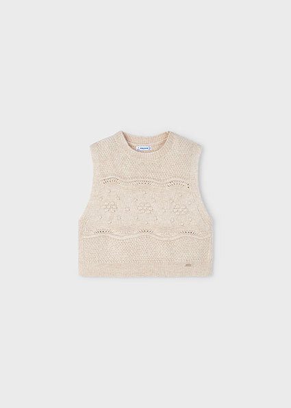 Knitting vest