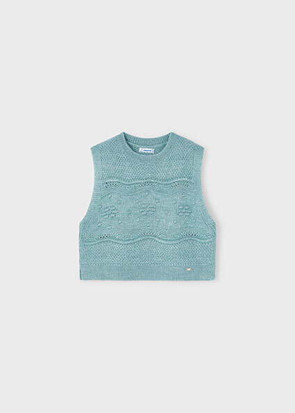 Knitting vest