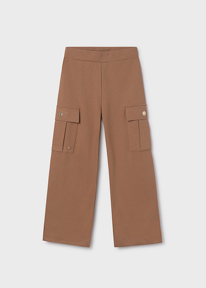 Fleece cargo pants