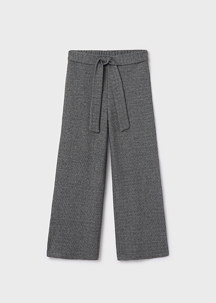 Jacquard knit pants