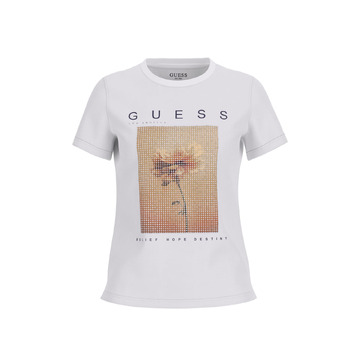 T-shirt van het merk Guess in het Ecru