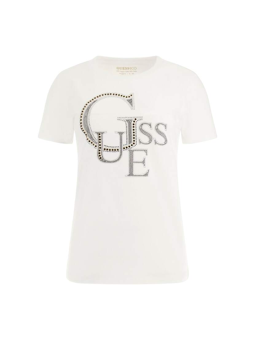 SS CN GUESS STUDDED TEE