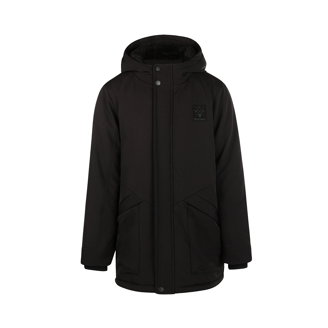 Jacket parka with hood water repellent