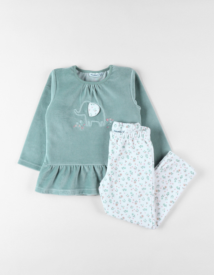 Little Flowers Pyjamas velvet 2pcs