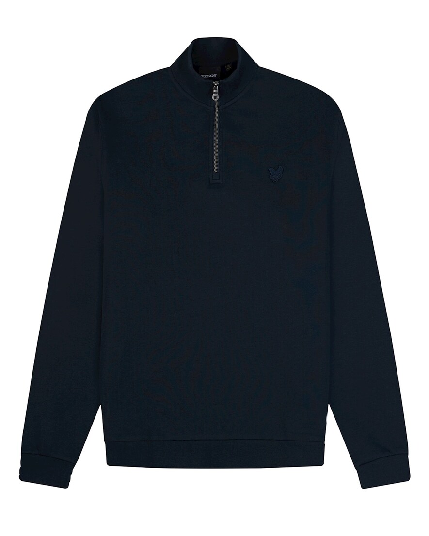 TONAL EAGLE QUARTER ZIP SWEAT