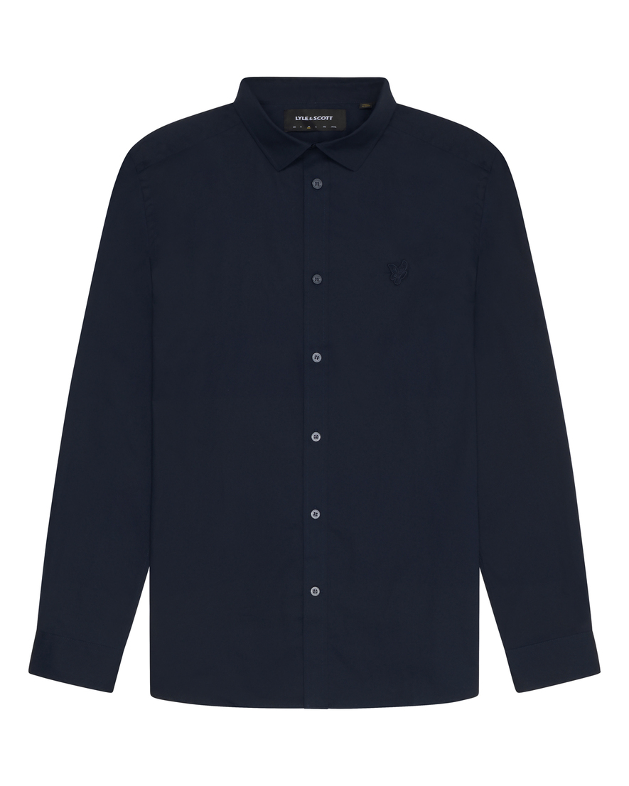 TONAL EAGLE EASY CARE POPLIN SHIRT